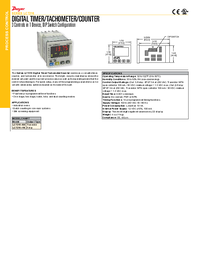 Thumbnail of document Data Sheet - Series LCT216 Digital Timer/Tachometer/Counter